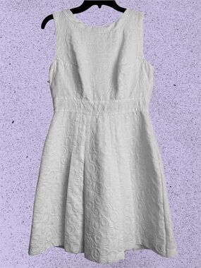 Jax Textured White/Elagant  Mini Dress size 6